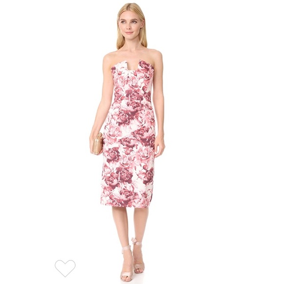 black halo lena dress